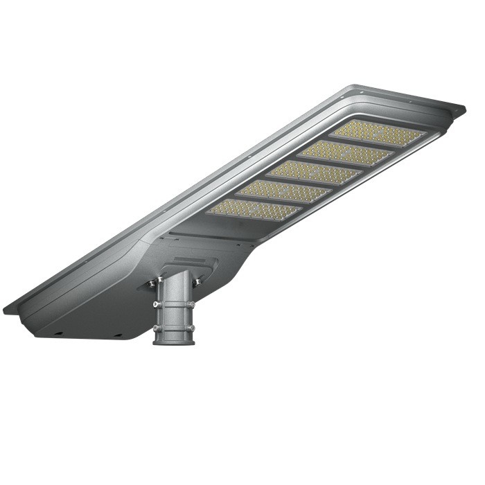 Efficiency Aluminum Alloy LED Solar Street Light 150-160LM/W Luminous Flux 25.6V 32Ah/48Ah Battery